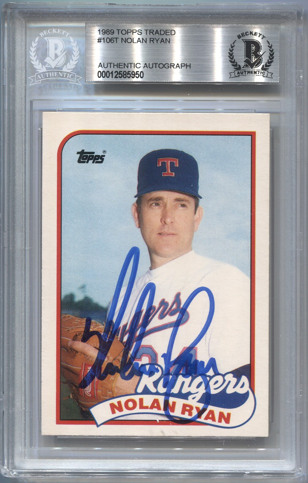 NOLAN RYAN 2021 TOPPS CHROME PLATINUM EDITION AUTOGRAPH AUTO! ANAHEIM  ANGELS!