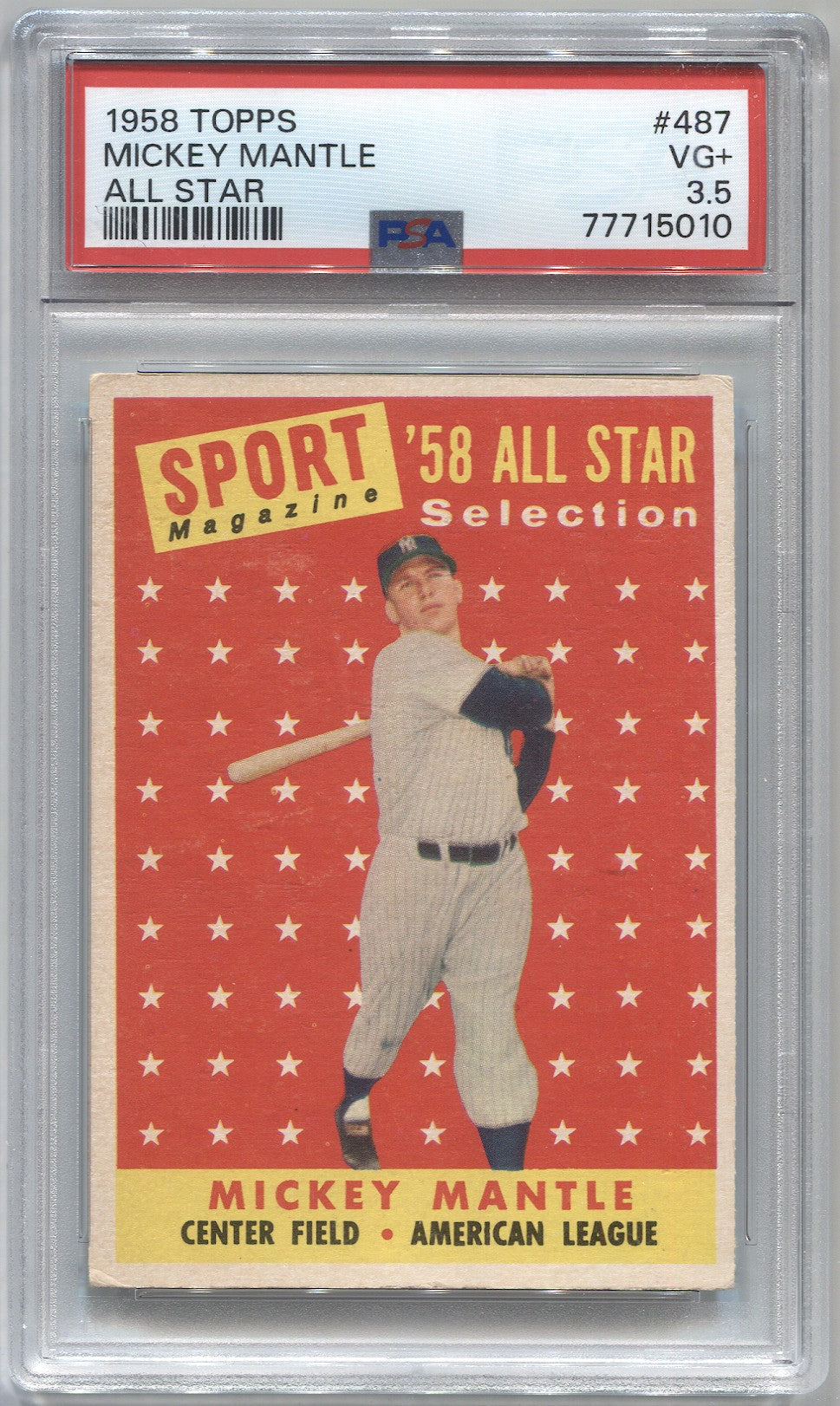 Pete Rose 1964 Topps All-Star PSA 4