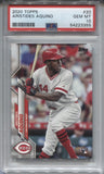 2020 Aristides Aquino Topps Series 2 ROOKIE RC PSA 10 #20 Cincinnati Reds 3355