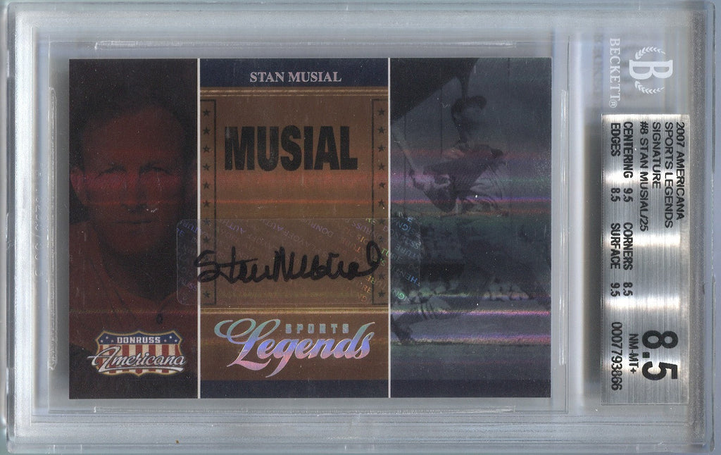 Stan Musial Autographed and Framed St. Louis Cardinals Jersey