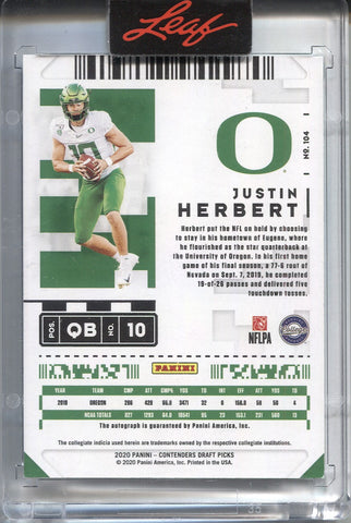 justin herbert gear