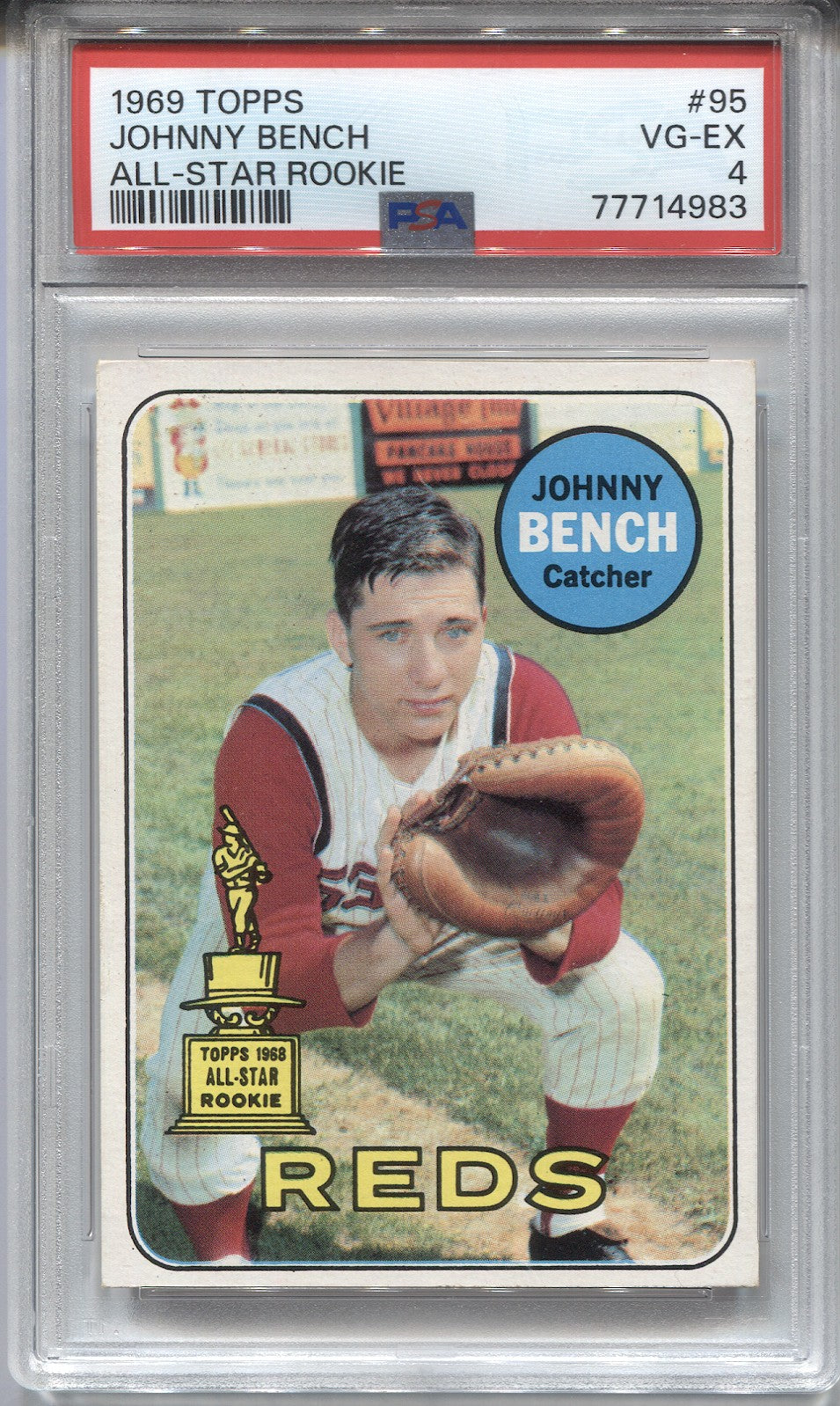 Cincinnati Reds Hall of Fame catcher Johnny Bench through the years