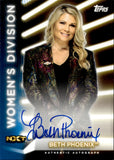 2021 Beth Phoenix Topps WWE Women's Division BLUE AUTO 10/25 AUTOGRAPH #A-BP NXT
