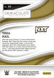 2023 Thea Hail Panini Immaculate WWE ROOKIE 10/75 RC #49 NXT