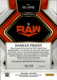 2022 Damian Priest Panini Select RED SIGNATURES AUTO 78/99 AUTOGRAPH #SG-DPR Monday Night Raw