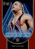2024 Rob Van Dam Panini Prizm WWE RED ICONS 68/99 #12 WWE Legend