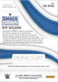 2023 Kit Wilson Panini Immaculate WWE STANDOUT MEMORABILIA SHIRT 09/35 RELIC #SS-KWL Friday Night Smackdown