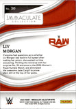 2023 Liv Morgan Panini Immaculate WWE RUBY RED 07/35 #30 Monday Night Raw