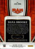 2022 Dana Brooke Panini Select WWE SHIRT AUTO 162/199 AUTOGRAPH REILC #AM-DBK Monday Night Raw
