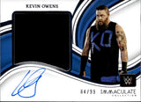 2023 Kevin Owens Immaculate WWE JUMBO SHIRT AUTO 84/99 AUTOGRAPH RELIC #PM-KOW Friday Night Smackdown