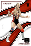 2023 Maxxine Dupri Panini Immaculate WWE RED ROOKIE 28/35 RC #40 Monday Night Raw