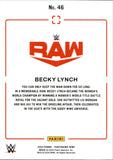 2024 Becky Lynch Panini Photogenic HOLO FOIL 68/99 #46 Monday Night Raw