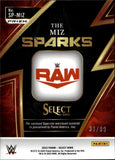2023 The Miz Panini Select WWE RED SPARKS SHIRT RELIC #SP-MIZ Monday Night Raw