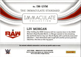 2023 Liv Morgan Panini Immaculate WWE THE IMMACULATE STANDARD JUMBO SHIRT 37/99 RELIC #IM-LVM Monday Night Raw
