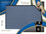2022 Brock Lesnar Panini Immaculate STANDARD JUMBO MAT CANVAS 40/99 RELIC #IS-BLS Friday Night Smackdown