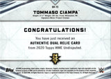 2020 Tommaso Ciampa Topps WWE Undisputed DUAL MAT SHIRT 76/99 RELIC #DR-TC NXT