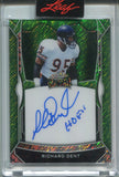 2025 Richard Dent Leaf Metal GREEN SHIMMER INSCRIPTION AUTO 1/1 ONE OF ONE AUTOGRAPH #I-RD1 Chicago Bears HOF