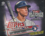 2017 Topps Series Update Series Baseball Jumbo, Box