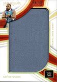 2023 Xavier Woods Panini Immaculate WWE JUMBO RING CANVAS MAT 04/99 RELIC #JR-XWD Monday Night Raw
