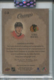 2023-24 Lukas Reichel Upper Deck Clear Cut CHAMPS BLUE AUTO 17/50 AUTOGRAPH #C-LR Chicago Blackhawks