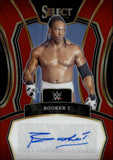 2022 Booker T Panini Select RED LEGENDARY SIGNATURES AUTO 14/99 AUTOGRAPH #LS-BKT WWE Legend