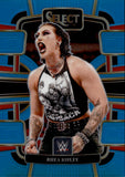 2024 Rhea Ripley Panini Select WWE SKY BLUE CONCOURSE LEVEL 225/249 #32 Monday Night Raw