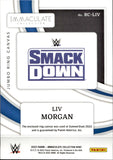 2022 Liv Morgan Panini Immaculate WWE JUMBO RING CANVAS MAT 46/99 RELIC #RC-LIV Friday Night Smackdown