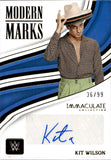 2023 Kit Wilson Panini Immaculate WWE MODERN MARKS AUTO 30/99 AUTOGRAPH #MM-KTL Friday Night Smackdown