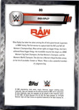 2025 Rhea Ripley Topps Chrome WWE PINK SHIMMER #80 Monday Night Raw