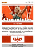 2023 Zoey Stark Panini Chronicles WWE AUTO AUTOGRAPH #CS-ZST Monday Night Raw