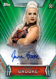 2019 Dana Brooke Topps WWE Women's Division GREEN AUTO 004/150 AUTOGRAPH #A-DB Monday Night Raw