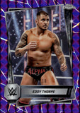 2025 Eddy Thorpe Topps Chrome WWE PURPLE GEOMETRIC REFRACTOR SP 07/10 #108 NXT