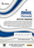2023 Kevin Owens Panini Immaculate WWE JUMBO SHIRT 08/50 RELIC #JM-KWN Friday Night Smackdown