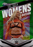 2025 Sol Ruca Topps Chrome WWE WOMENS DIVISION GREEN REFRACTOR 26/99 #WD-SOL NXT