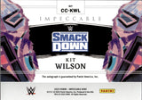 2023 Kit Wilson Panini Impeccable WWE CANVAS CREATIONS AUTO 27/75 AUTOGRAPH #CC-KWL Friday Night Smackdown