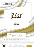 2023 Dijak Panini Immaculate WWE RED SUPERSTAR SWATCHES SHIRT 22/25 RELIC #SM-DJK NXT