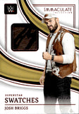 2023 Josh Briggs Panini Immaculate WWE RED SUPERSTAR SWATCHES SHIRT 19/25 RELIC #SM-JBG NXT