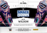 2023 Kit Wilson Panini Impeccable WWE CANVAS CREATIONS AUTO 62/75 AUTOGRAPH #CC-KWL Friday Night Smackdown