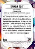 2020 Samoa Joe Topps Chrome GOLD REFRACTOR 11/50 #56 Monday Night Raw
