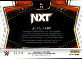 2023 Alba Fyre Panini Select GOLD WAVE 06/10 #18 NXT