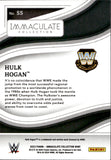 2023 Hulk Hogan Panini Immaculate WWE 31/75 #55 WWE Legend