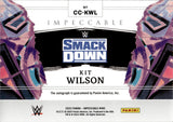 2023 Kit Wilson Panini Impeccable WWE CANVAS CREATIONS AUTO 68/75 AUTOGRAPH #CC-KWL Friday Night Smackdown