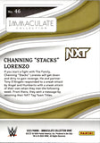 2023 Channing "Stacks" Lorenzo Panini Immaculate WWE RED ROOKIE 15/35 RC #46 NXT
