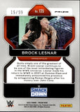 2022 Brock Lesnar Panini Prizm WWE ORANGE 15/99 #135 Friday Night Smackdown
