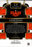 2024 Xavier Woods Panini Select CONCOURSE LEVEL GOLD 08/10 RC #72 Monday Night Raw