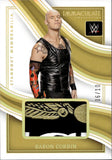 2023 Baron Corbin Panini Immaculate WWE GOLD STANDOUT MEMORABILIA SHIRT 09/10 RELIC #SS-BCB NXT