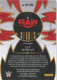 2023 Liv Morgan Panini Select WWE RED SPARKS JERSEY 39/49 SHIRT #SP-LVM Monday Night Raw