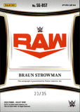 2024 Braun Strowman Panini Select WWE PURPLE AUTO 23/35 AUTOGRAPH #SG-BST Monday Night Raw