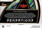 2024 Ilja Dragunov Panini Select WWE SENSATIONS TIE DYE 14/25 #2 Monday Night Raw