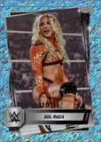 2025 Sol Ruca Topps Chrome WWE AQUA SHIMMER REFRACTOR 136/199 #24 NXT